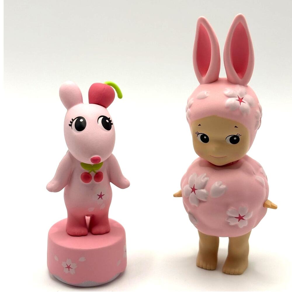 Set of 2 New Unbranded Kewpie/Angel Mini Figures, Cherry Costume, Open Box